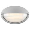 Access Lighting Clifton, Outdoor LED Bulkhead, Satin Finish, Opal Glass 20270LEDDMG-SAT/OPL
